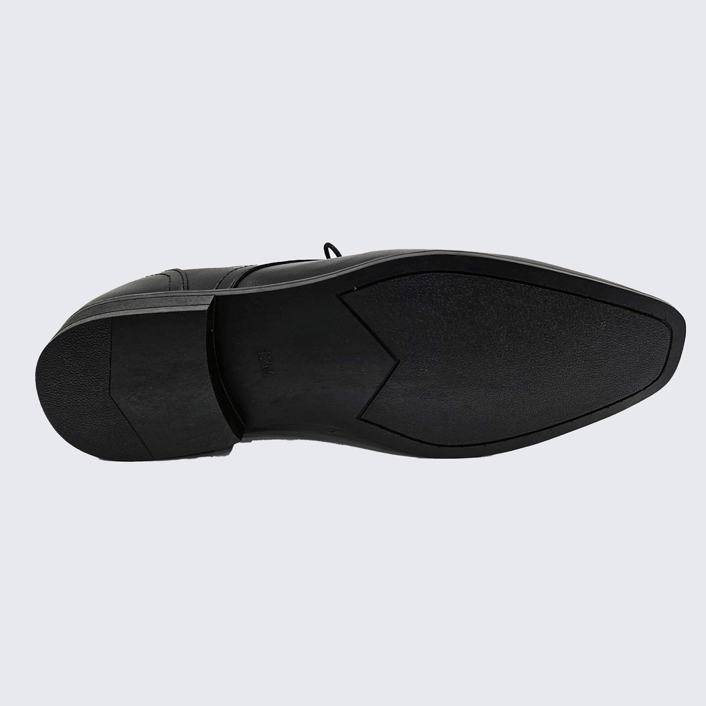 Men's Black Matte Lace up Dress Shoe - Mens | Perfect Tux