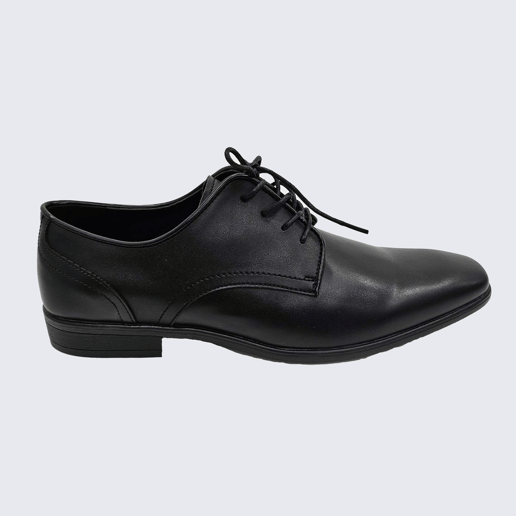 Men's Black Matte Lace up Dress Shoe - Mens | Perfect Tux