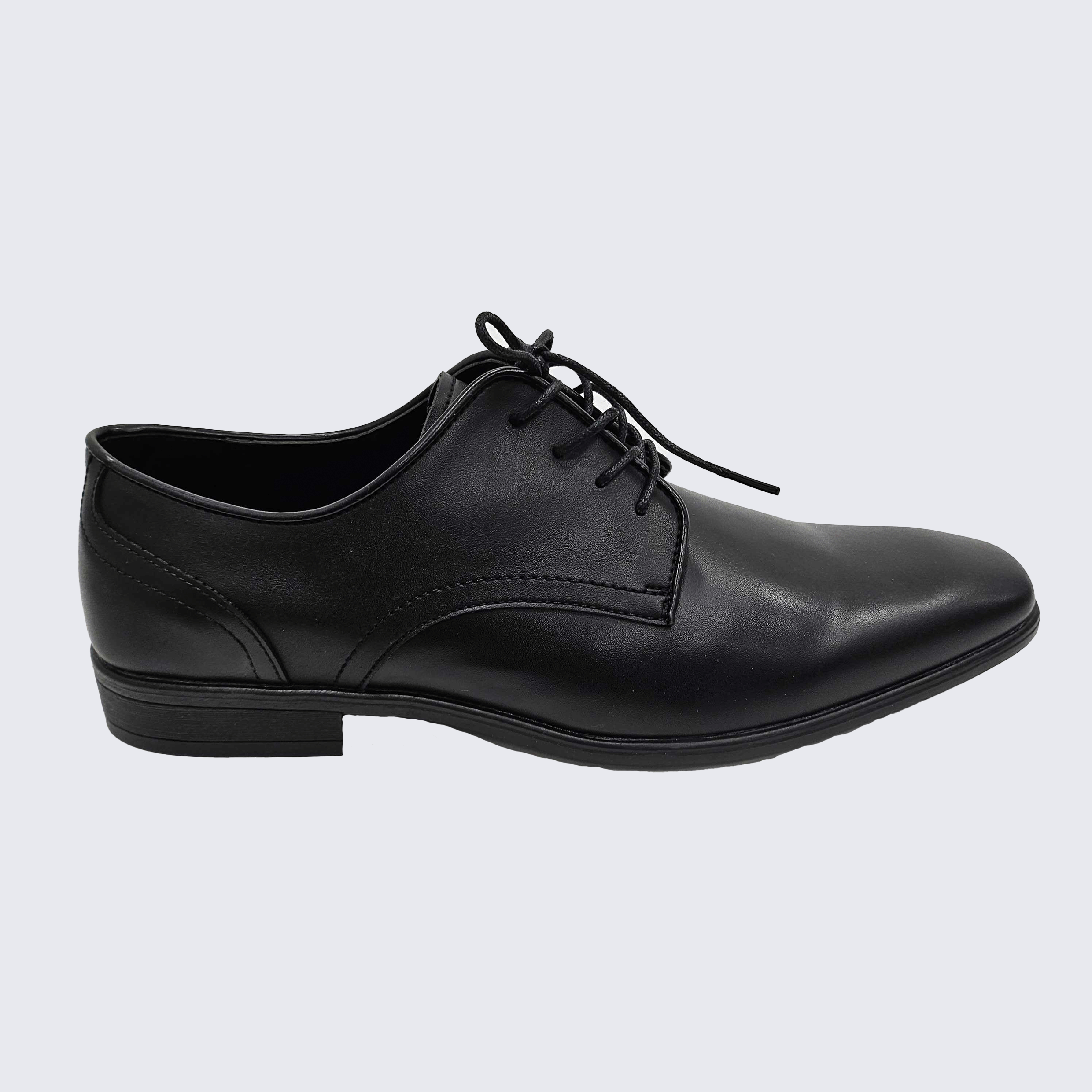 Men's Black Matte Lace up Dress Shoe - Mens | Perfect Tux