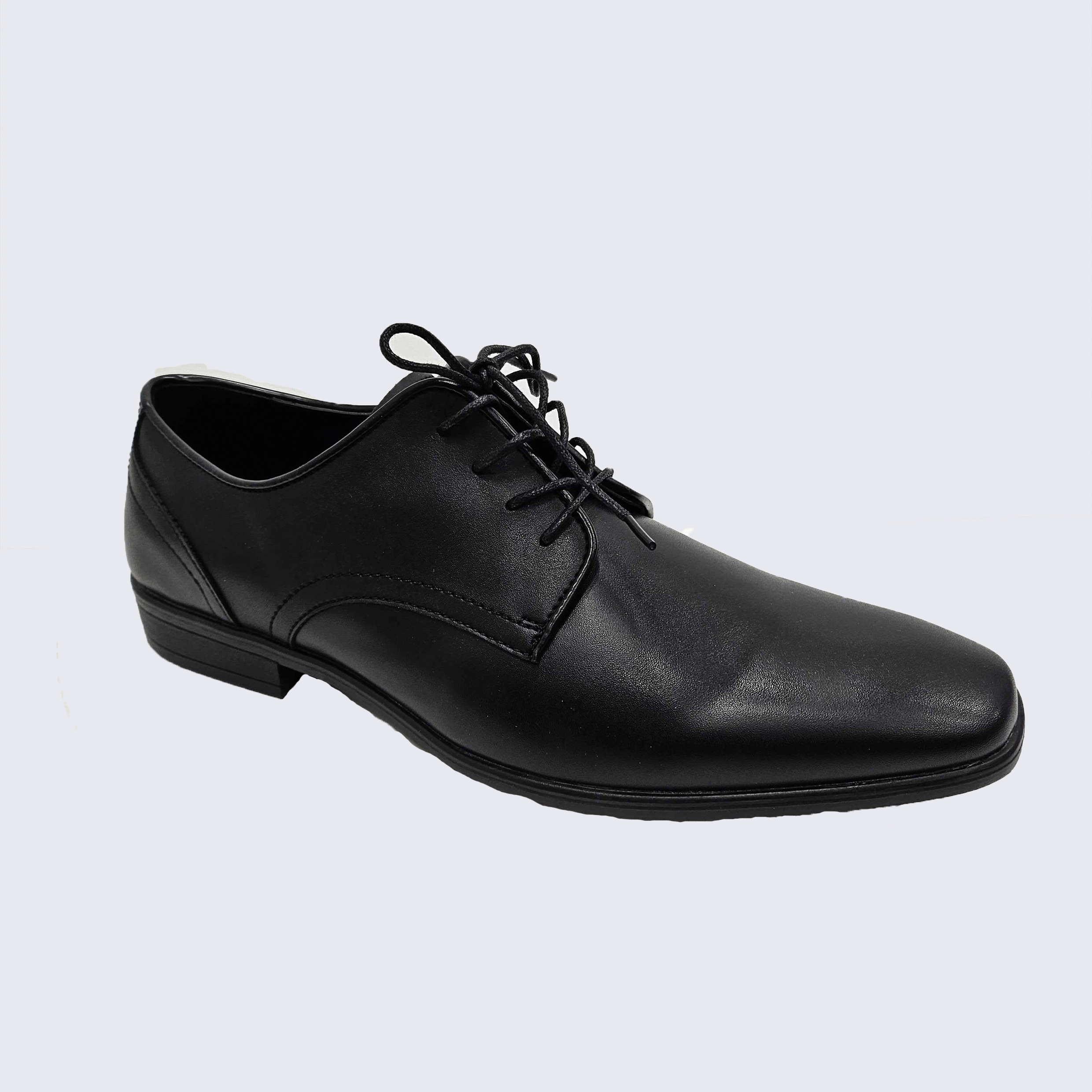 Men's Black Matte Lace up Dress Shoe - Mens | Perfect Tux