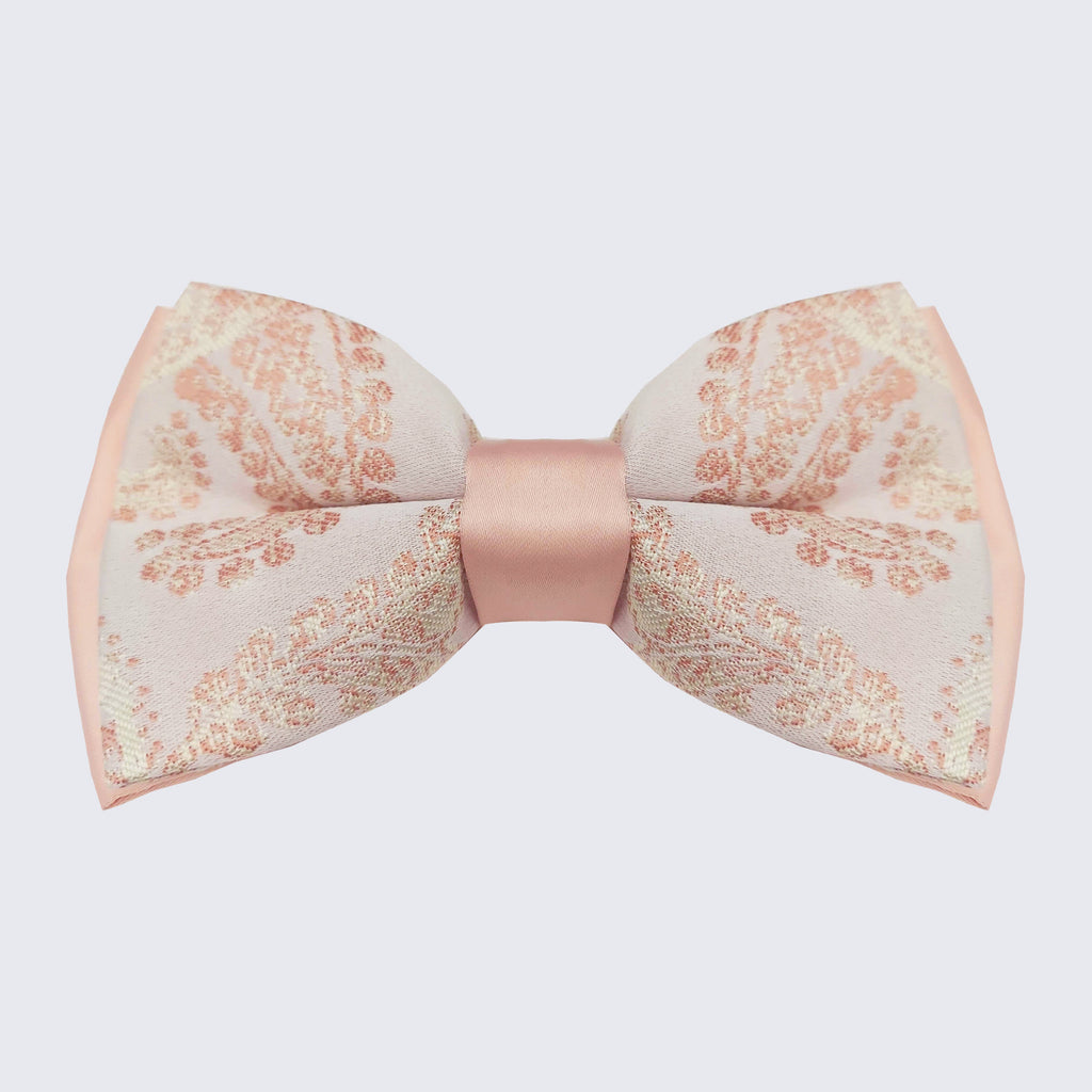 [DISCOUNTED] Pink Tuxedo with Paisley Design Four Piece Set - Limited Sizes