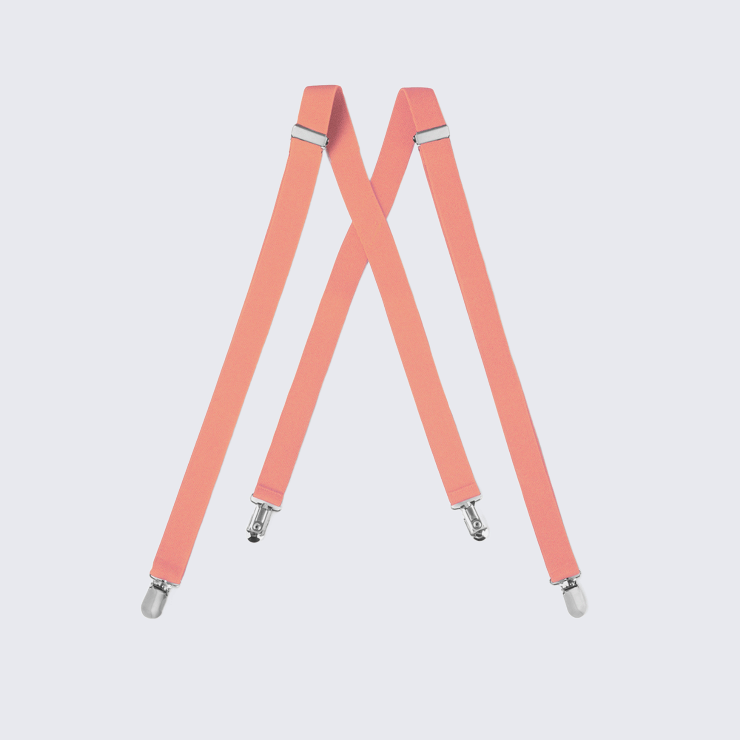 Coral Suspenders  for Kids Teen Children - Wedding