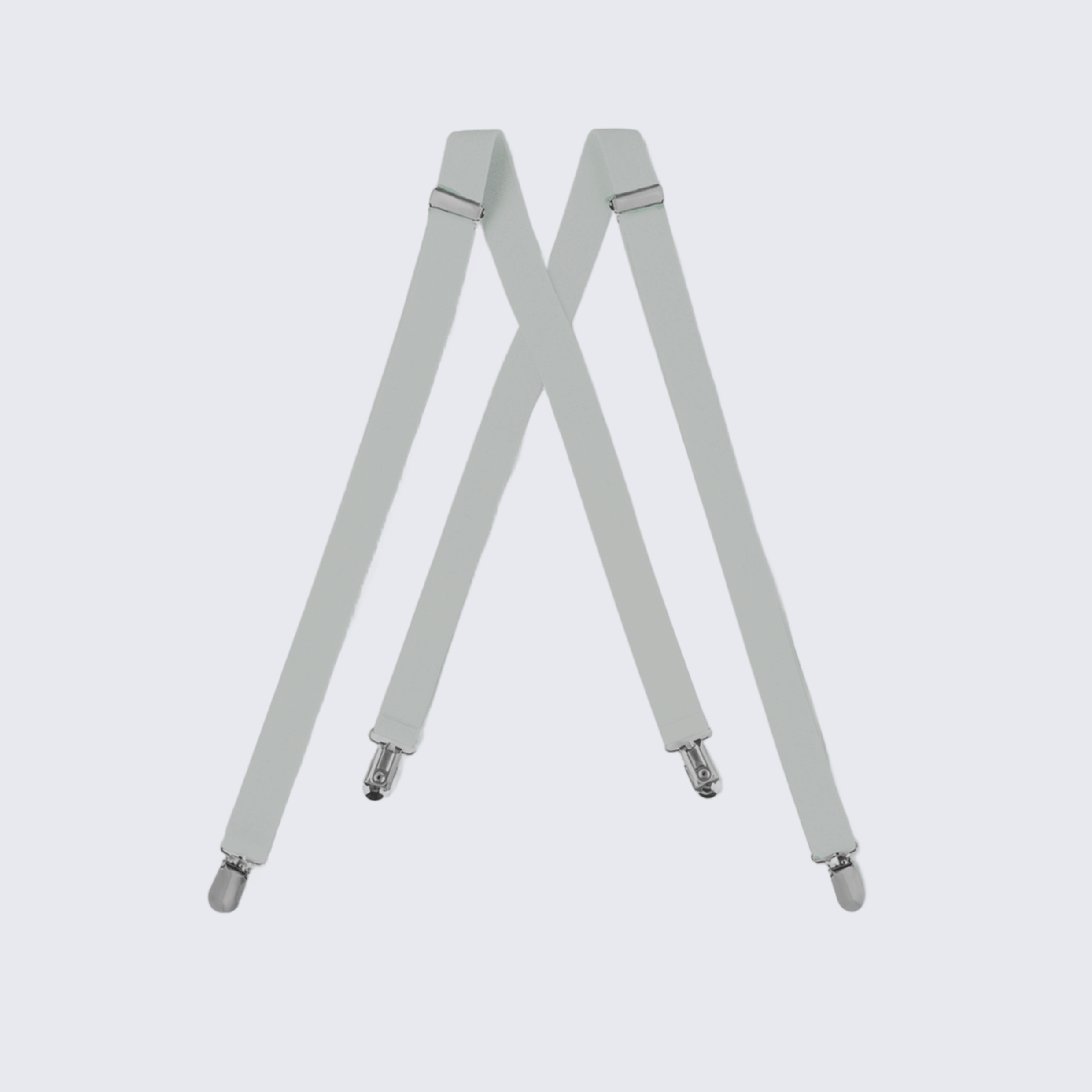 Light Gray Suspenders  for Kids Teen Children - Wedding