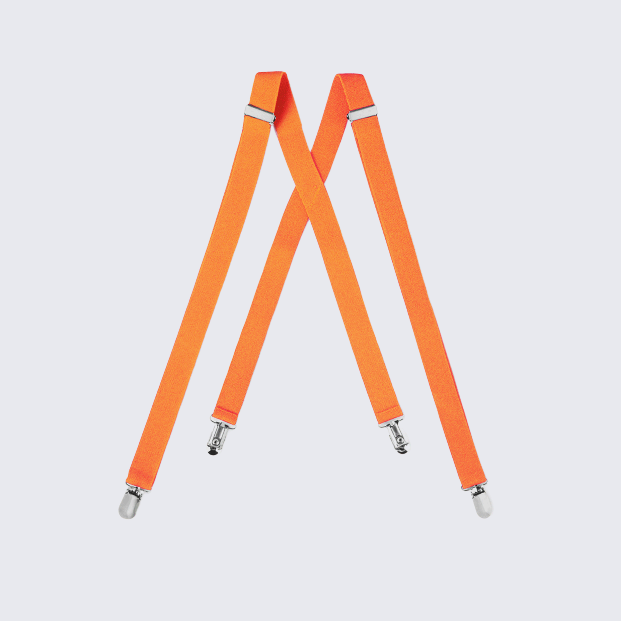 Orange Suspenders  for Kids Teen Children - Wedding