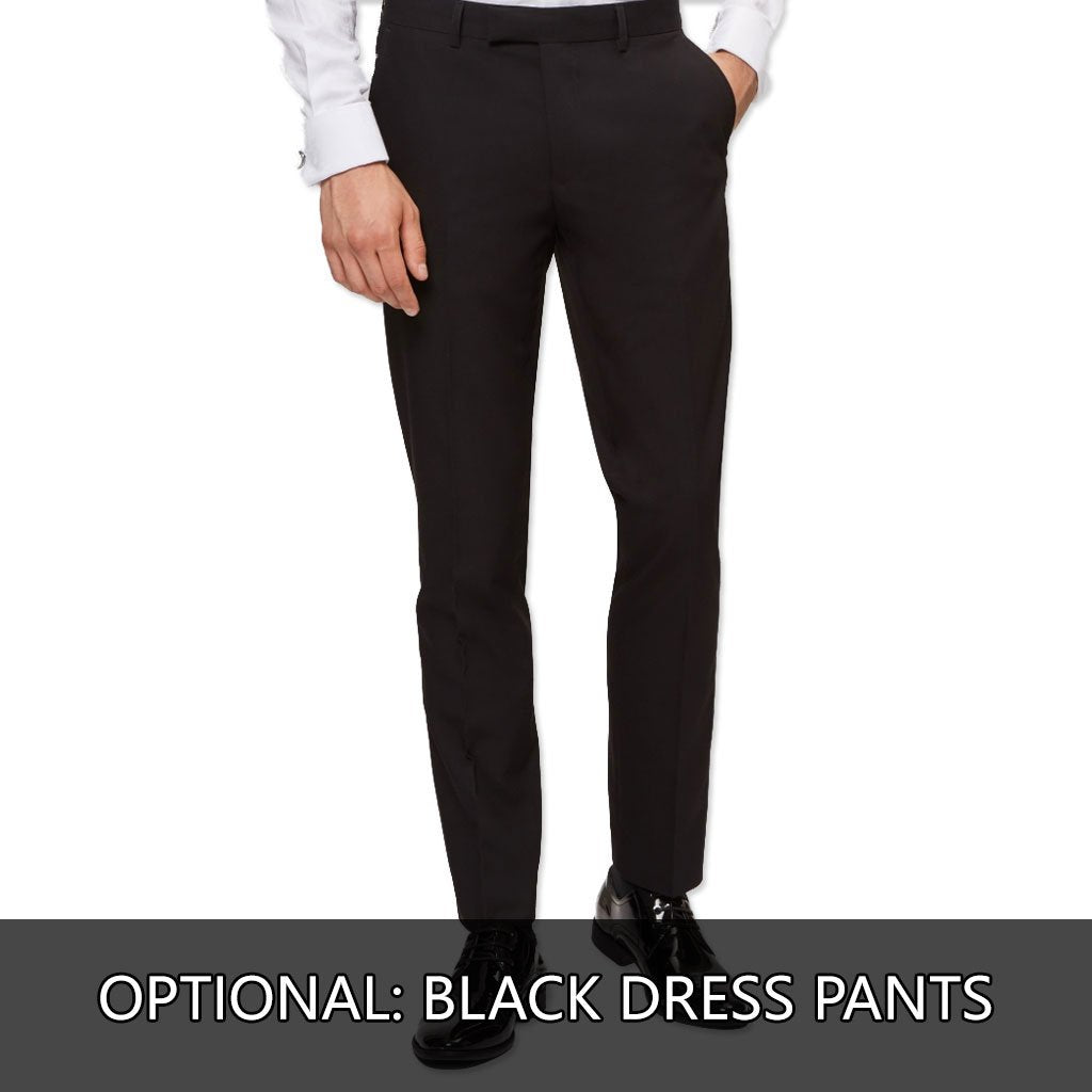 [DISCOUNTED] Hunter Green Tuxedo Jacket with Fancy Pattern Slim Fit - Limited Sizes