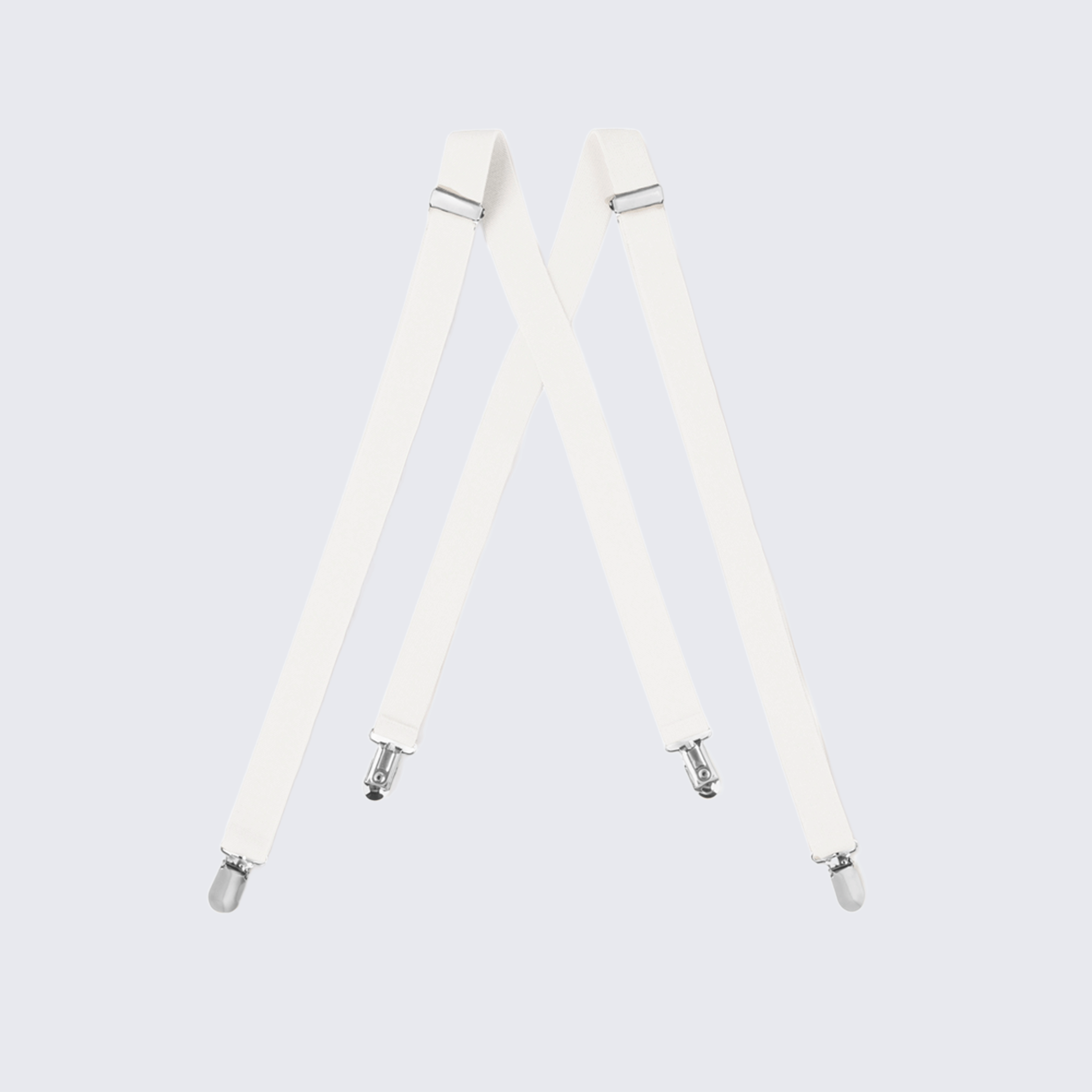 White Suspenders  for Kids Teen Children - Wedding